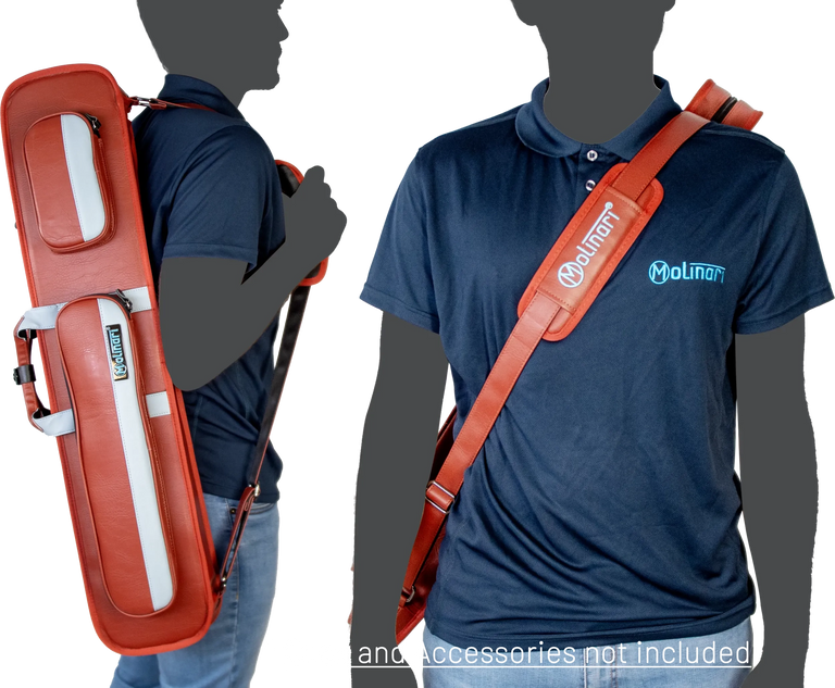 Molinari Retro 3x6 Soft Case - Brown / Light Blue