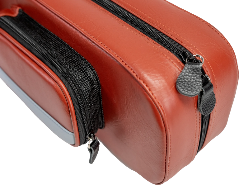 Molinari Retro Flat 3x6 Soft Case - Brown / Light Blue