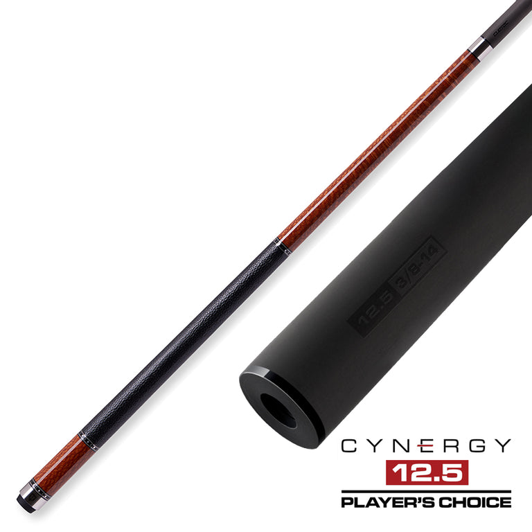 Cuetec Cynergy Truewood Leopard II Leather Wrap Play Cue - 95-108LTW