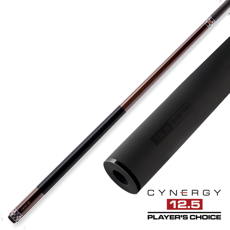 Cuetec Cynergy X Amber Black with Poly Wrap Pool Cue - 95-122UP