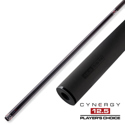 Cuetec Cynergy X Raw Black No-Wrap Pool Cue - 95-120
