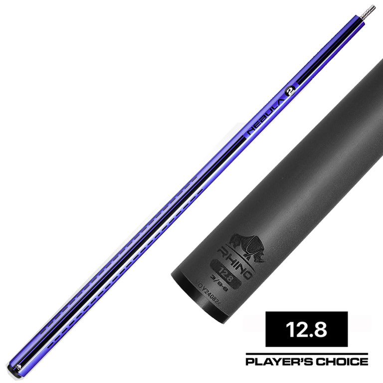 Rhino Nebula 2 Amethyst Purple No Wrap Carbon Pool Cue