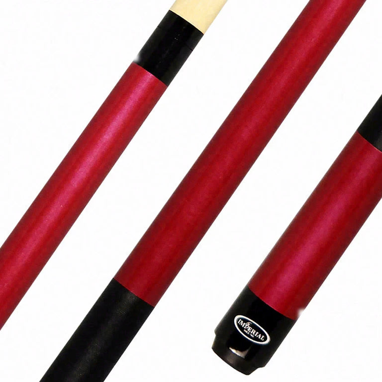 Imperial Premier Red Linen Wrap Pool Cue - 13-754LW