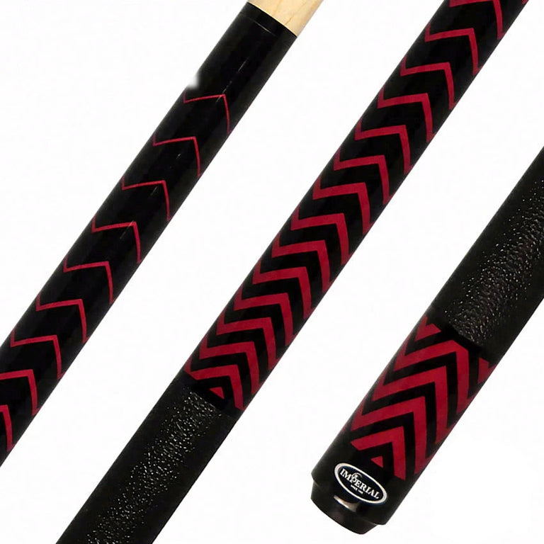 Imperial Chevron Red Pool Cue - 13-792