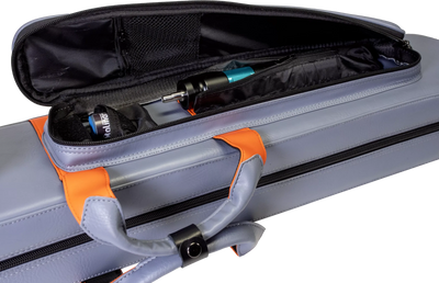 Molinari Retro Flat 3x6 Soft Case - Gray / Orange