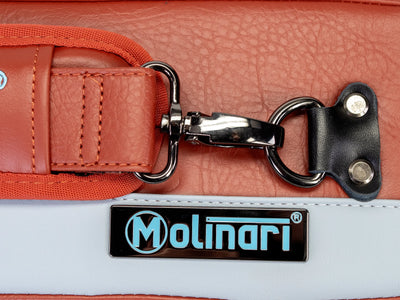 Molinari Flat Butterfly 2x4 Soft Case - Brown / Light Blue