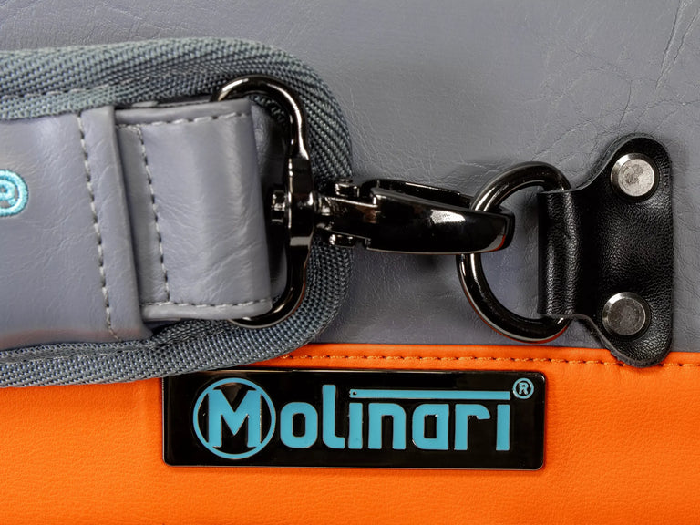 Molinari Flat Butterfly 2x4 Soft Case - Gray / Orange