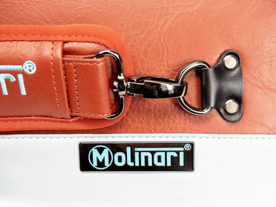 Molinari Retro Flat 3x6 Soft Case - Brown / Light Blue