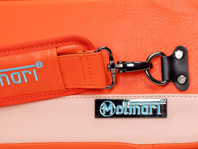 Molinari Retro Flat 3x6 Soft Case - Orange / Light Pink