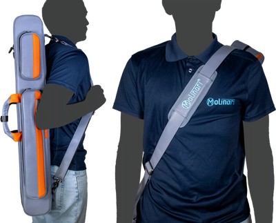 Molinari Flat Butterfly 2x4 Soft Case - Gray / Orange