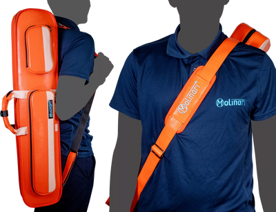 Molinari Retro Flat 3x6 Soft Case - Orange / Light Pink