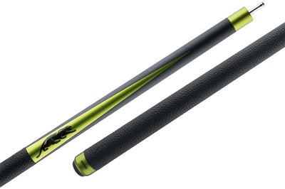 Predator Limited Edition SP2 Matte Black Forearm with Lime Green Points Pool Cue