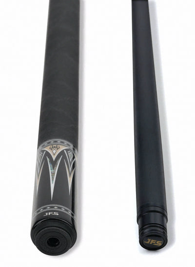 JFlowers Valen Luxe Pool Cue with Elephant Wrap and Carbon Shaft