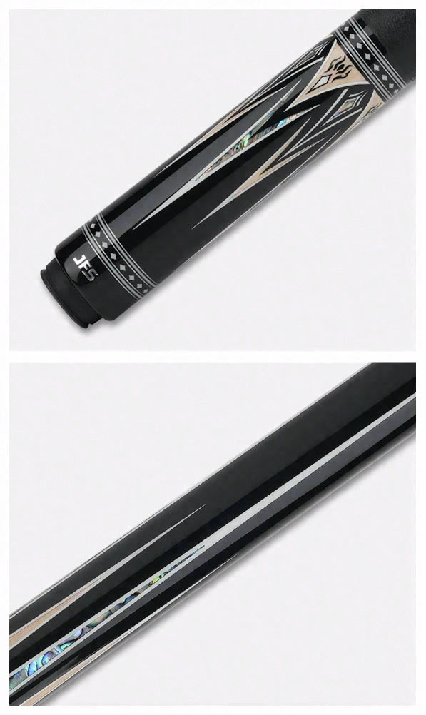 JFlowers Valen Luxe Pool Cue with Elephant Wrap and Carbon Shaft