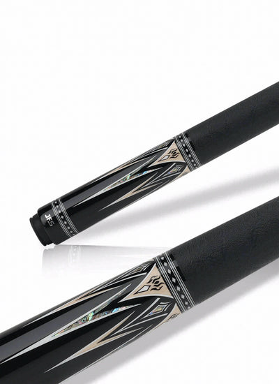 JFlowers Valen Luxe Pool Cue with Elephant Wrap and Carbon Shaft