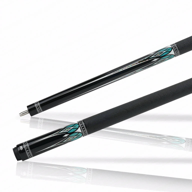JFlowers Valen Flow Pool Cue with Elephant Wrap and Carbon Shaft