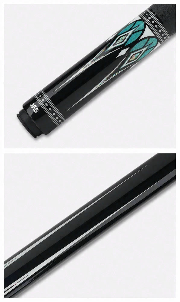 JFlowers Valen Flow Pool Cue with Elephant Wrap and Carbon Shaft