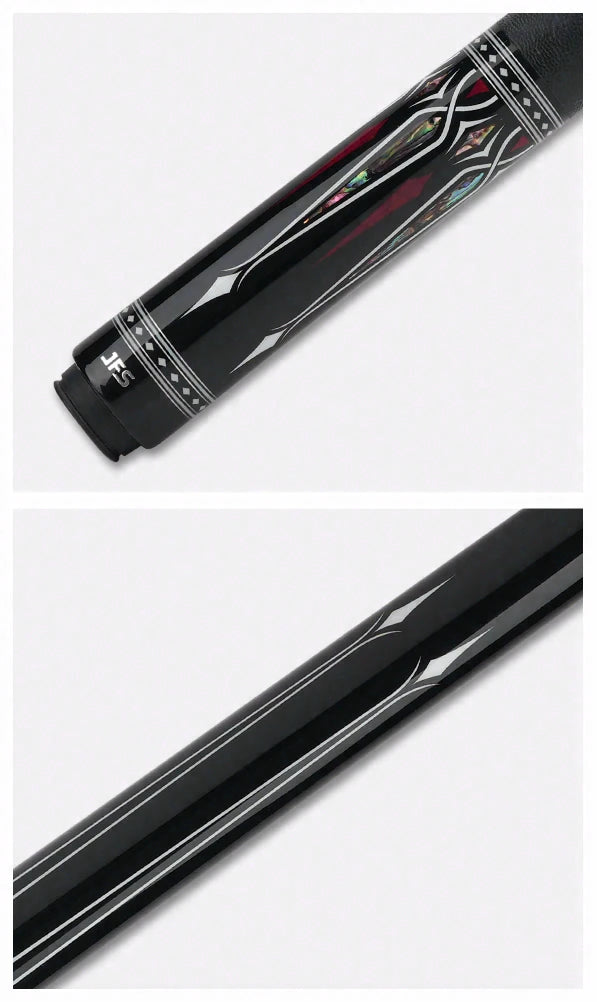 JFlowers Valen Prime Pool Cue with Elephant Wrap and Carbon Shaft