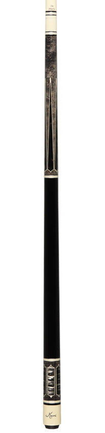 Meucci 2020 Cue - Grey with Black Pearl and Black Wrap - Pro Shaft