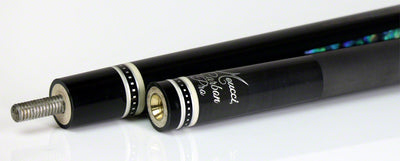 Meucci 21st Century  - Black - Abalone Pearl - Black Wrap - Carbon Shaft