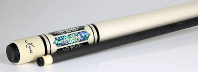 21st Century #3 Meucci Cue - White - Abalone Pearl - White Wrap - Carbon Shaft