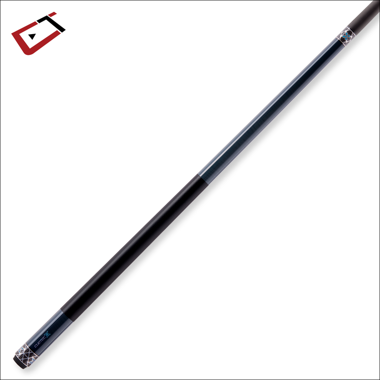 Cuetec 95-121U Cynergy X Lagoon Pool Cue with Black Poly Wrap