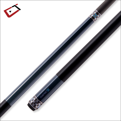 Cuetec 95-121U Cynergy X Lagoon Pool Cue with Black Poly Wrap