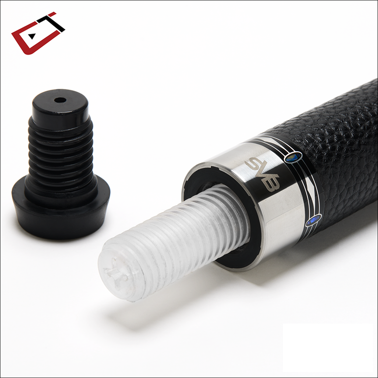 Cuetec Cynergy SVB Gen II Black Play Cue with Leather Wrap