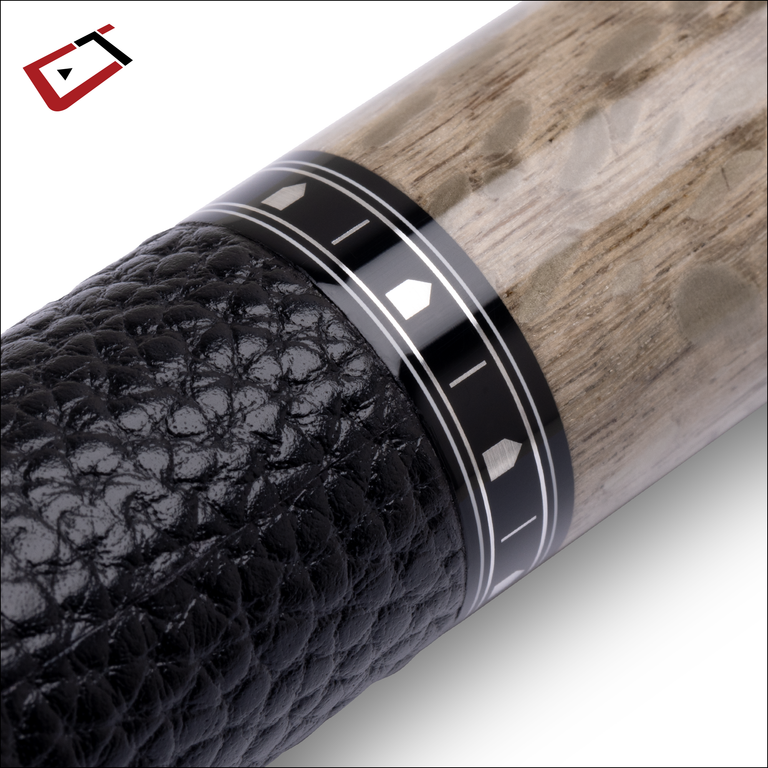 Cuetec Cynergy Truewood Sycamore 2 Leather Wrap Play Cue - 12.5mm