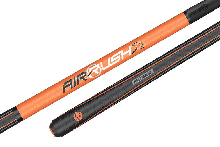 Predator AIR Rush Flare Orange Jump Cue - Sport Wrap
