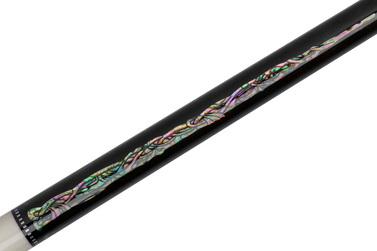 Predator Limited Edition Ebony with Gordian Knot Inlays No Wrap Pool Cue - Radial