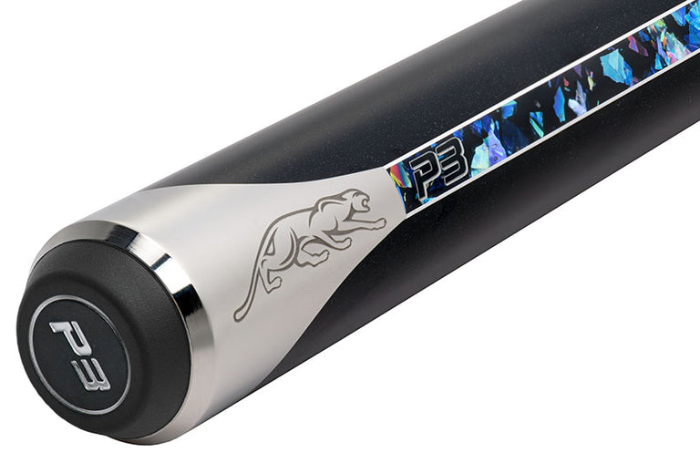 Predator P3 Galaxy Metallic Black with Galaxy Stripes No Wrap Pool Cue - Uni-loc