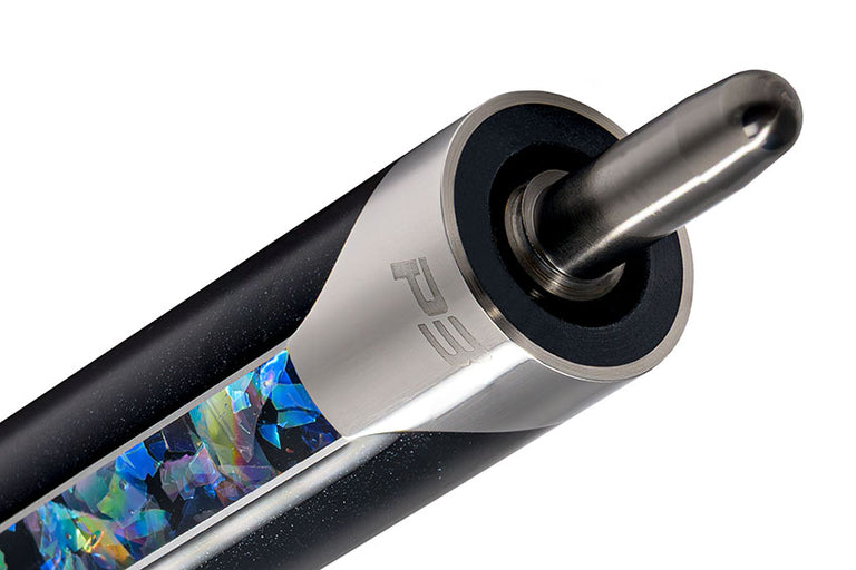 Predator P3 Galaxy Metallic Black with Galaxy Stripes No Wrap Pool Cue - Uni-loc