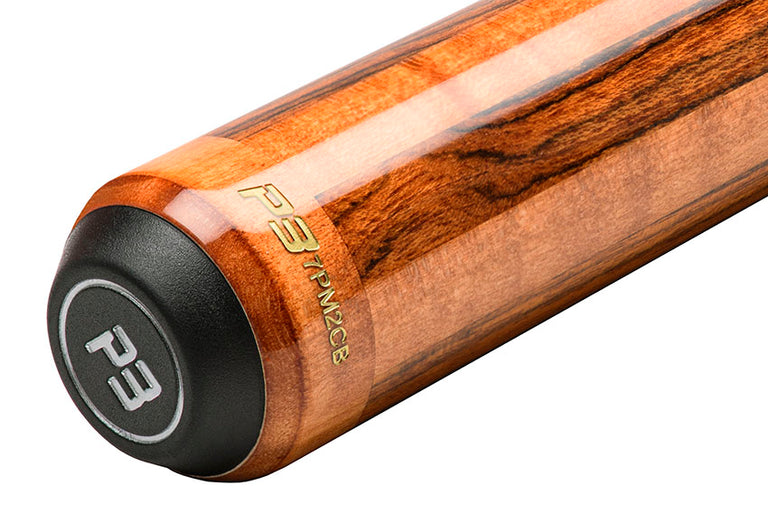 Predator P3 Aura Golden Curly Maple and Bocote No Wrap Pool Cue - Uni-loc