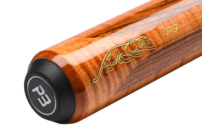 Predator P3 Aura Golden Curly Maple and Bocote No Wrap Pool Cue - Uni-loc