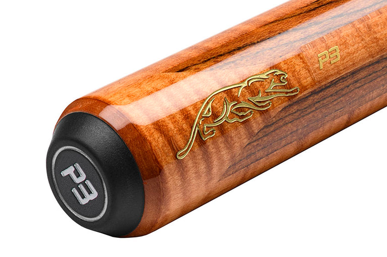 Predator P3 Aura Golden Curly Maple and Bocote No Wrap Pool Cue - Uni-loc