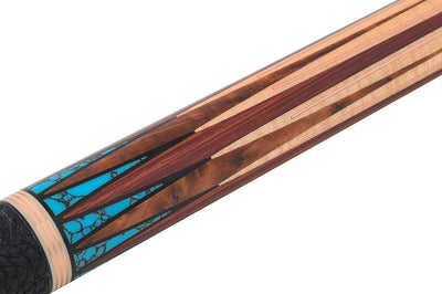 Predator Virtuoso Series Turquoise Pool Cue - Uni-Loc