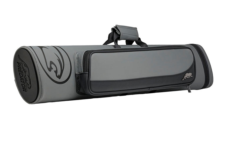Predator Roadline Gray and Black 2x4 Hard Pool Cue Case - C24GRYBLKH