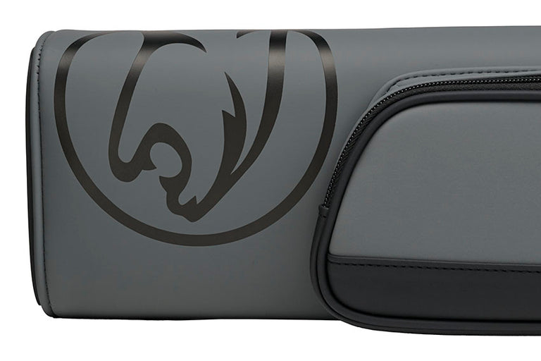Predator Roadline Gray and Black 3x5 Hard Pool Cue Case - C35GRYBLKH