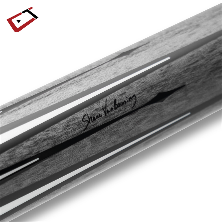 Cuetec Cynergy SVB Gen II Gray Play Cue with Leather Wrap
