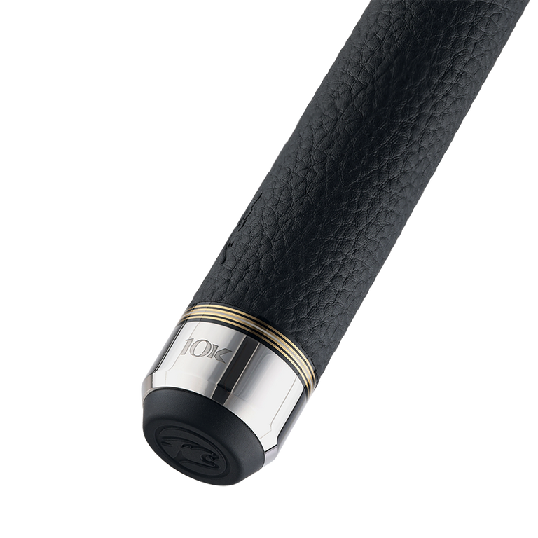 Predator 10K Black Play Cue with Luxe Leather Wrap