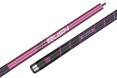 Predator BK RUSH Sport Wrap Break Cue - Pink and Silver