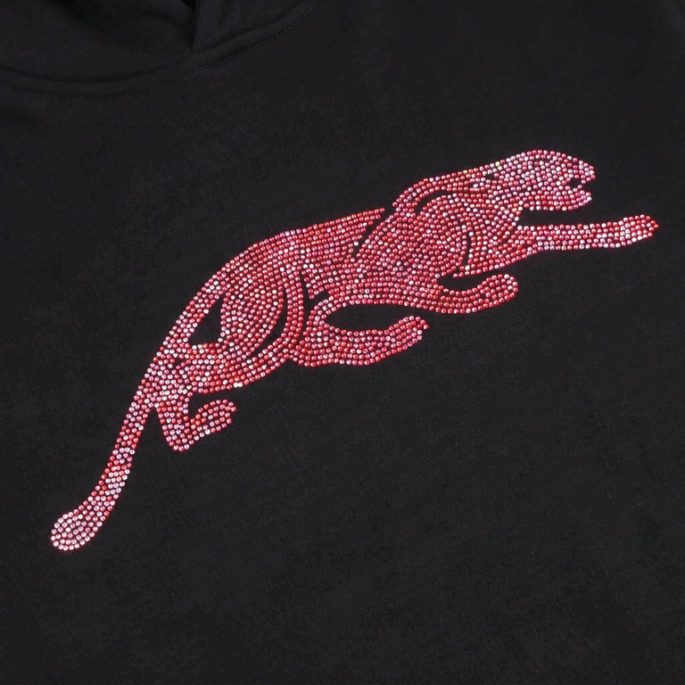 Predator Champion Black with Pink Rhinestone Hoodie