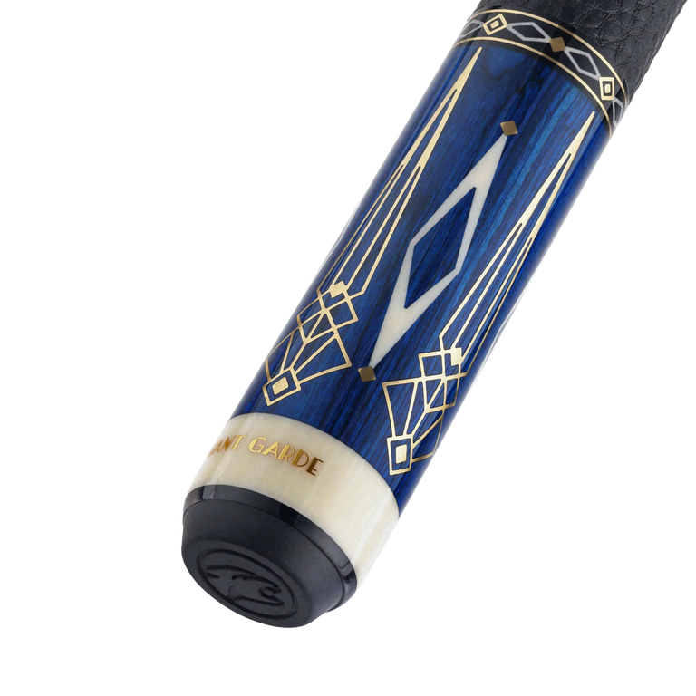 Predator Limited Edition Avant Garde Royal Blue Play Cue with Luxe Leather Wrap