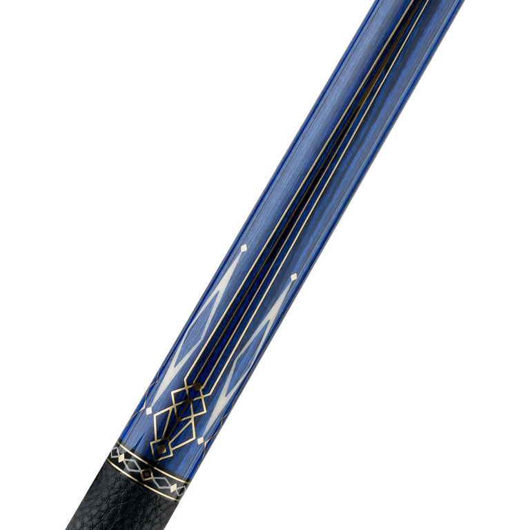 Predator Limited Edition Avant Garde Royal Blue Play Cue with Luxe Leather Wrap