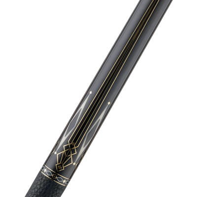 Predator Limited Edition Avant Garde Ebony Play Cue with Luxe Leather Wrap