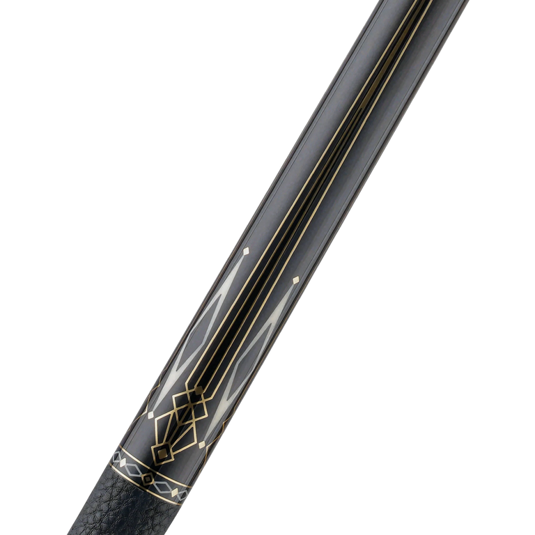 Predator Limited Edition Avant Garde Ebony Play Cue with Luxe Leather Wrap