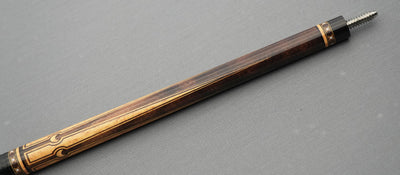 EVO Luna Golden Crest Leather Wrap Pool Cue Maxbing Edition