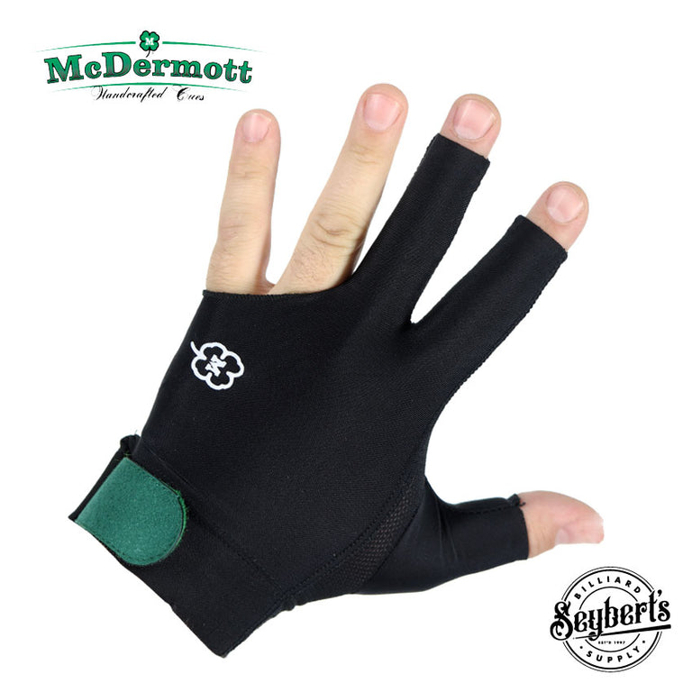 McDermott Black Left Hand Billiard Glove