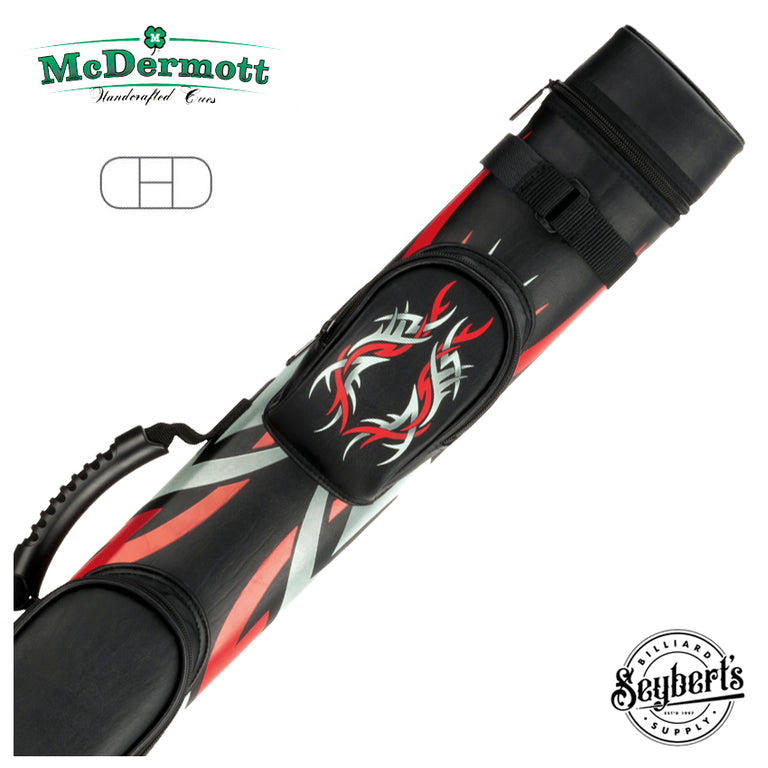 McDermott 2 Butt x 2 Shaft Red Tribal Hard Designer Case - 750934